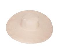 Sombrero grande para mujer, sombrero de color sólido, sombrero de sol, sombrero de vacaciones al aire libre, visera para mujer, frase de verano, rosa, Talla única