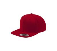 Flexfit Classic Snapback Gorra, Rojo/Rojo, Talla única Unisex Adulto