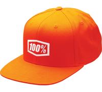 Sombrero Juvenil Icono Snapback Sombrero 100% Naranja