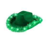Sombrero LED intermitente con alas peludas, alas peludas, concierto, tocado para mujeres, escenario, fotos, despedidas de soltera, suministros de fiesta, festival de música, sombrero