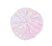 Sombrero Lentejuelas para Mujer Gorro de Lentejuelas Tocado con Lentejuela Gorro de Baile para Niñas Disco Festival Club Divertido Disfraz Elástico Talla única para Ropa de Disco (White, One Size)