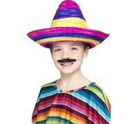 Sombrero Multicolor Infantil Mexicano Accesorio de Disfraz