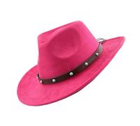 Sombrero multifuncional transpirable elegante para hombres y mujeres, sombrero de playa, protector solar, accesorio de moda ajustable, hebillas ajustables, Rosa Roja, Talla única