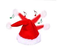 Sombrero navideño eléctrico similar, gorro de Papá Noel que canta y baila, gorros navideños eléctricos de Papá Noel que cantan y bailan, para artículos para fiestas de Navidad y Año Nuevo. (1pcs)