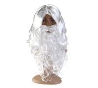 Sombrero Nuevo sombrero de bigote de bigote de Santa Claus Disfraz de disfraces WIG y Beard Set de la Navidad Hallowee Navidad Decoración de la fiesta de Navidad Gorro Navideño