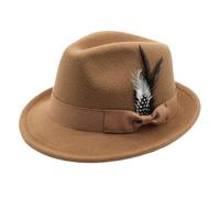 Sombrero Oktoberfest - Gorro bávaro tradicional, accesorio clásico para fiesta de cerveza | Elegante gorro de disfraz con función de fieltro, traje de fiesta vintage de estilo alemán para adultos