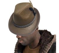 Sombrero Oktoberfest | Sombreros Bávaros Alemanes Para Adultos Con Plumas | Disfraz De Oktoberfest Hombres Y Mujeres Para Juegos De Rol, Cosplay, Fiesta De Halloween Que Se Dañe O Deforme, Por
