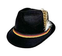 Sombrero Oktoberfest unisex para adultos - Sombrero de festival adecuado para fiestas de cerveza, carnavales, martes grasos y eventos culturales - Accesorio festivo mixto 24 x 12,5 x 28,5 cm