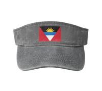 Sombrero Outdoor Definitivo Antigua Y Barbuda Military Flag - Denim Algodón UPF 50+, Acceso Coleta & Antideslizante, Impermeable Pesca, Golf, Navegación