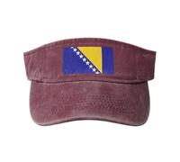 Sombrero Outdoor Definitivo Bosnia Y Herzegovina Military Flag - Denim Algodón UPF 50+, Acceso Coleta & Antideslizante, Impermeable Pesca, Golf, Navegación