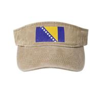 Sombrero Outdoor Definitivo Bosnia Y Herzegovina Military Flag - Denim Algodón UPF 50+, Acceso Coleta & Antideslizante, Impermeable Pesca, Golf, Navegación