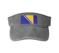 Sombrero Outdoor Definitivo Bosnia Y Herzegovina Military Flag - Denim Algodón UPF 50+, Acceso Coleta & Antideslizante, Impermeable Pesca, Golf, Navegación
