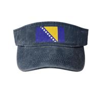 Sombrero Outdoor Definitivo Bosnia Y Herzegovina Military Flag - Denim Algodón UPF 50+, Acceso Coleta & Antideslizante, Impermeable Pesca, Golf, Navegación