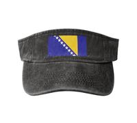 Sombrero Outdoor Definitivo Bosnia Y Herzegovina Military Flag - Denim Algodón UPF 50+, Acceso Coleta & Antideslizante, Impermeable Pesca, Golf, Navegación