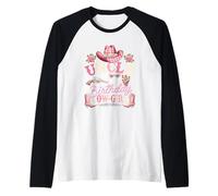 Sombrero para Botas Uncle of The Birthday, Estilo Vaquero, Estilo Vaquero, Color Rosa Camiseta Manga Raglan