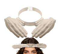 Sombrero para el sol con forma de mano | Divertido protector solar tendencia de moda | Sombrero de hoja de palma con protección UV, para viajes, escuela, ciclismo, madre, novia, adolescente, adulto