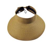 Sombrero para mujer, con visera plegable, con bonitas gorras, gorra de béisbol para profesor, caqui, Talla única