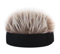 Sombrero Para Peluca - Visera Solar De 56-58 Cm | Gorro De Pelo Falso Con Pinchos Con Hebilla Ajustable Para Hombres Y Mujeres, Divertido Gorro De Melón Estilo Hip-hop Retro, Tela De Algodón Con Prote