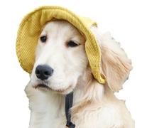 Sombrero para perro Anti-UV, sombrero de pescador con visera para perro y gato verano playa, protección solar de ala ancha cómoda y transpirable para paseos al aire libre