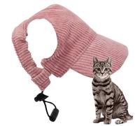 Sombrero para perro | Gorra de senderismo al aire libre de diseño ajustable con agujeros para orejas - Visera de playa adecuada para perros pequeños, medianos y grandes para deportes al aire libre y