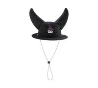 Sombrero para Perros Pequeños,Gorro De Disfraz con Cuernos para Mascotas - Accesorio Ajustable para Disfraces Fiestas Familiares Obras De Teatro Celebraciones Y Mascaradas