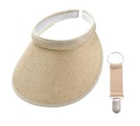 Sombrero Solar De 1 Pieza Y Clip De Sombrero De 1 Pieza, Equipo De Protección Solar Al Aire Libre, Sombrero De Sol Simple Y Versátil, Adecuado Para Ciclismo, Pesca Y Carrera.