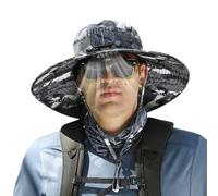 Sombrero Solar de ala Ancha, Ventilador Solar para Pesca al Aire Libre, con Ventiladores de energía Solar, ala Ancha, Ventilador Solar, cómodas de enfriamiento para Mujeres, Hombres, Trabajo