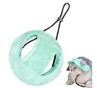 Sombrero Solar para Gatos, Gorro Ajustable para Gato con Agujeros para Orejas, Visera de Protección Solar para Cachorros y Gatitos, Playa, Camping, Viajes, Picnics