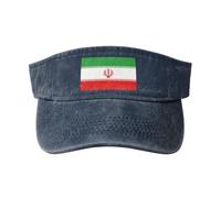 Sombrero Solar Secado Rápido Irán Military Flag - Denim Algodón UPF 50+, Diseño Coleta & Profesional, Ciclismo, Tenis, Mochilero