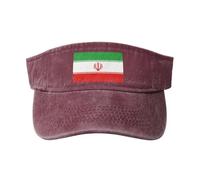 Sombrero Solar Secado Rápido Irán Military Flag - Denim Algodón UPF 50+, Diseño Coleta & Profesional, Ciclismo, Tenis, Mochilero