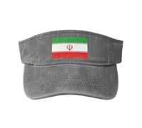 Sombrero Solar Secado Rápido Irán Military Flag - Denim Algodón UPF 50+, Diseño Coleta & Profesional, Ciclismo, Tenis, Mochilero