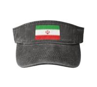 Sombrero Solar Secado Rápido Irán Military Flag - Denim Algodón UPF 50+, Diseño Coleta & Profesional, Ciclismo, Tenis, Mochilero