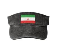 Sombrero Solar Secado Rápido Irán Military Flag - Denim Algodón UPF 50+, Diseño Coleta & Profesional, Ciclismo, Tenis, Mochilero