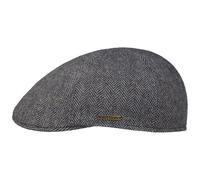 STETSON Gorra de periódico Texas Wool Herringbone para hombre, niebiesko-szary, XXL