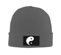 Sombrero Tai Chi Ligero Knit Beanie Hat Unisex Gorro con Solapa para Invierno Esquiar Hiking