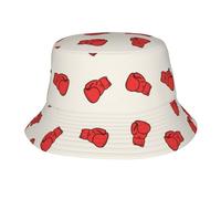 Sombrero Tipo Cubo con Guantes de Boxeo para Mujer y Hombre, Sombreros de Verano para Hombre y Mujer.
