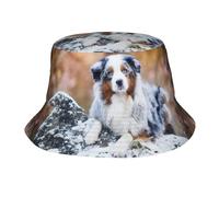 Sombrero Tipo Cubo de Pastor Australiano para Invierno, Hermoso, para Mujer y Hombre, Sombreros de Verano para Hombre y Mujer.