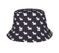 Sombrero Tipo Cubo de West Highland Terrier para Mujer y Hombre, Sombreros de Verano para Hombre y Mujer