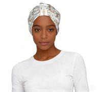 Sombrero turbante con estampado de cactus camello, suave y elástico, para la pérdida de cabello, compras diarias