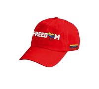 Sombrero unisex con estampado retro de la bandera de Venezuela, sombrero patriótico Fdt, rosso, M