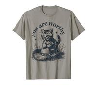 Sombrero Vaquero de Gato You Are Worthy para Mujer Camiseta