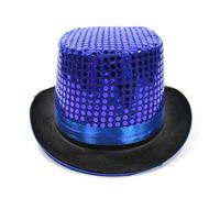Sombrero Vaquero Mujer-Sombrero Alto, Sombrero de Jazz de Caballero británico, Sombrero de Mago, Sombrero de Lentejuelas de Rendimiento, Sombrero de bombín Alto de Seda para Lluvia