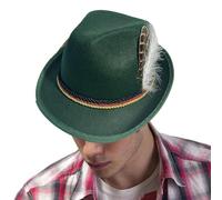 Sombreros Alpinos Con Plumas, Sombreros Bávaros Alemanes Para Adultos Con Plumas, Disfraz De Oktoberfest Hombres Y Mujeres Para Juegos De Rol, Cosplay, Fiesta De Halloween Que Se Dañe O Deforme