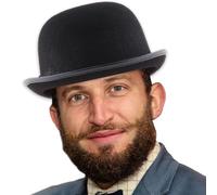 Sombreros Bowler para Hombres | Sombrero De Fieltro Para Disfraces Bolivianos Y Accesorios,Disfraces De Halloween, Accesorios Para Teatro, Cosplay Y Fiestas Para Mujeres, Hombres, Jóvenes Y Adultos