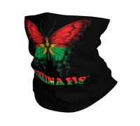 Sombreros Burkina Faso, Gente De Burkina Faso, Bandera De Mariposas Elástico Polainas De Cuello Respirable Bandana para Hombre Yoga Pesca