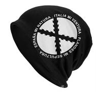 Sombreros cálidos de otoño e Invierno, Lema de los tercios españoles Gorras Cruzadas Burdeos Hip Hop para Adultos Skullies Gorros Gorros de Verano cálidos para la Cabeza