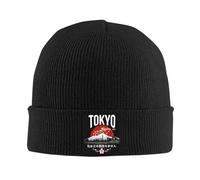 Sombreros cálidos y Gruesos en Invierno，Tokio - No Hablo japonés Versión Blanca Sombreros Tejidos Gorros cálidos de Invierno Gorra Unisex de Punto Gorra de Gorro Moda Gorro de Moda, Gorro