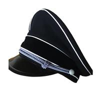 Sombreros con visera de oficial militar de la Segunda Guerra Mundial, gorras de lana negra de policía del ejército, invierno, mantener el calor para el espectáculo de accesorios de película de cosplay