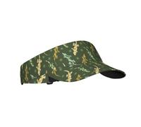 Sombreros con visera para mujer, lagarto tropical, gecko, verde, parasoles deportivos para mujeres y hombres, gorras ajustables, parasol, sombreros para correr, tenis, golf