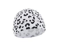Sombreros de algodón agradable a la piel, transpirable, suave, para recién nacidos, guardería, hospital, para niños y niñas de 0 a 6 meses, algodón suave, Patrón de leopardo negro, Talla única